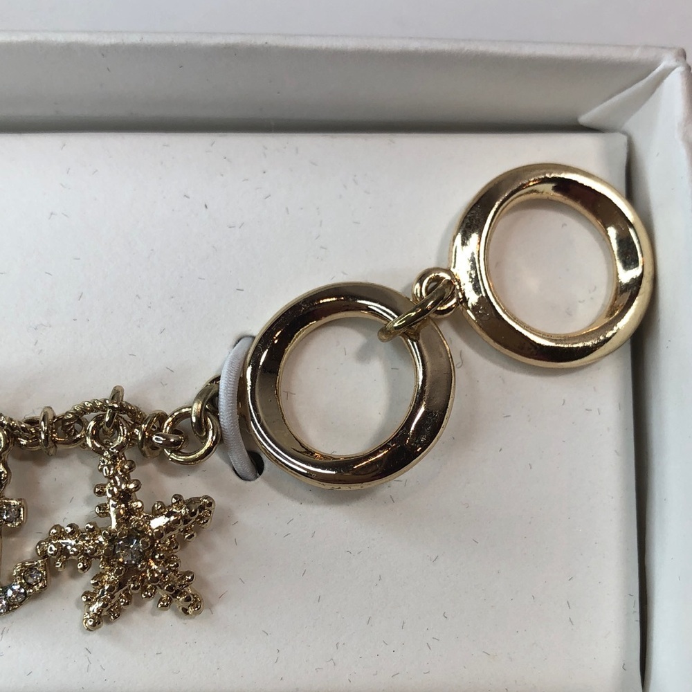 Bella Jack Golden Charm Bracelet Nautical Beach Coastal Chic NEW in Box - Picture 6 of 8